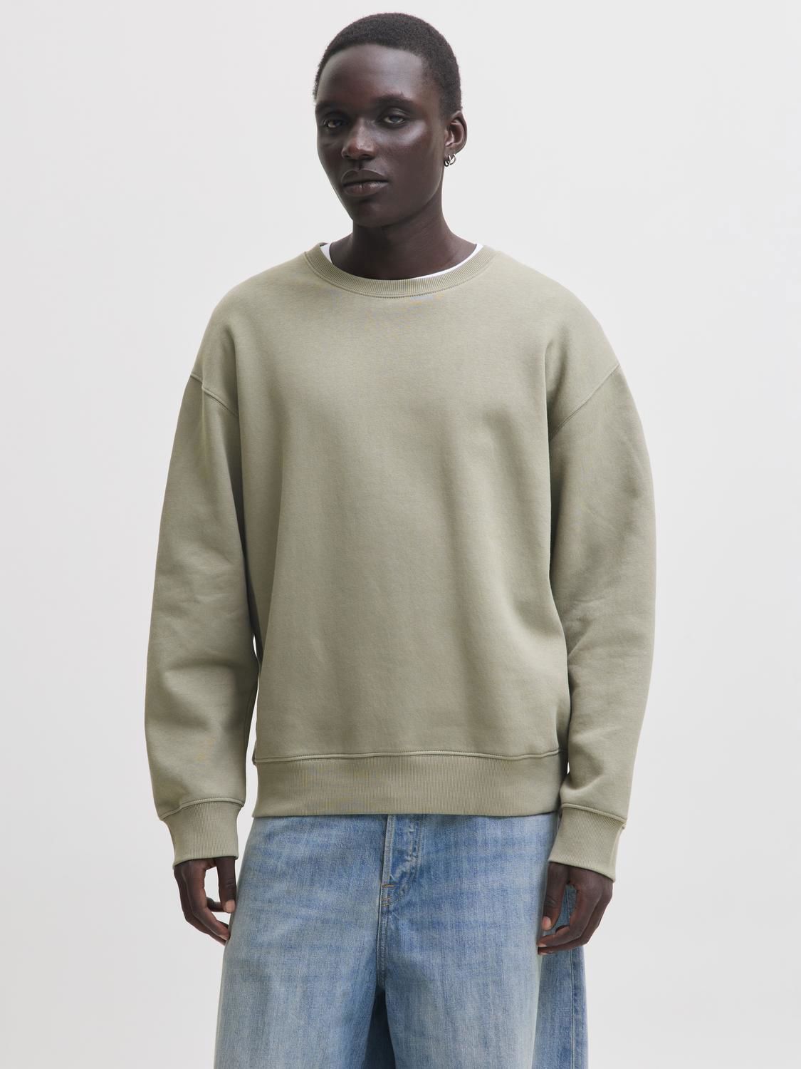 Jjeace Sweat Crew Neck Noos Grå