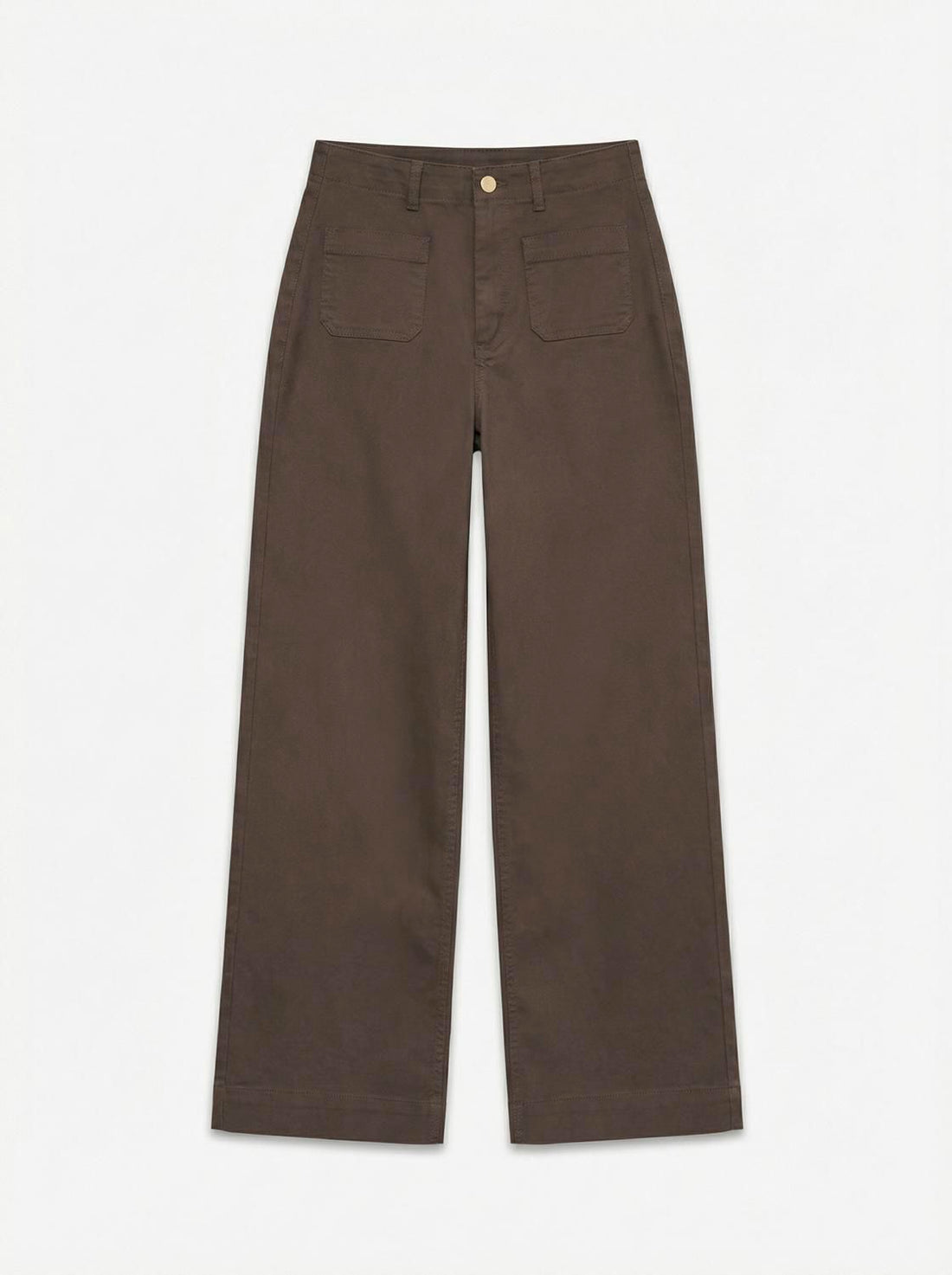 Vmkayla Hr Wide Pocket Color Jeans Noos Brun