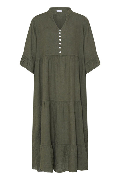 Sbfontanelle Long Dress Grønn