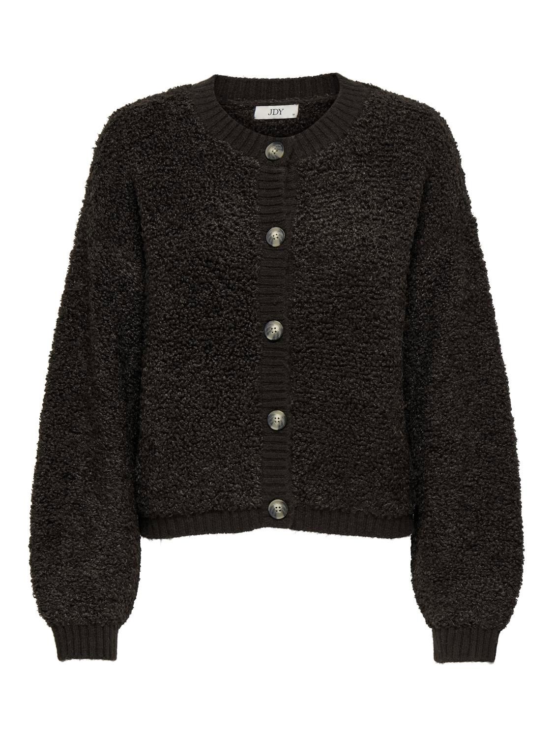 Jdyeira Life L/s Oneck Cardigan Knt Noos Brun