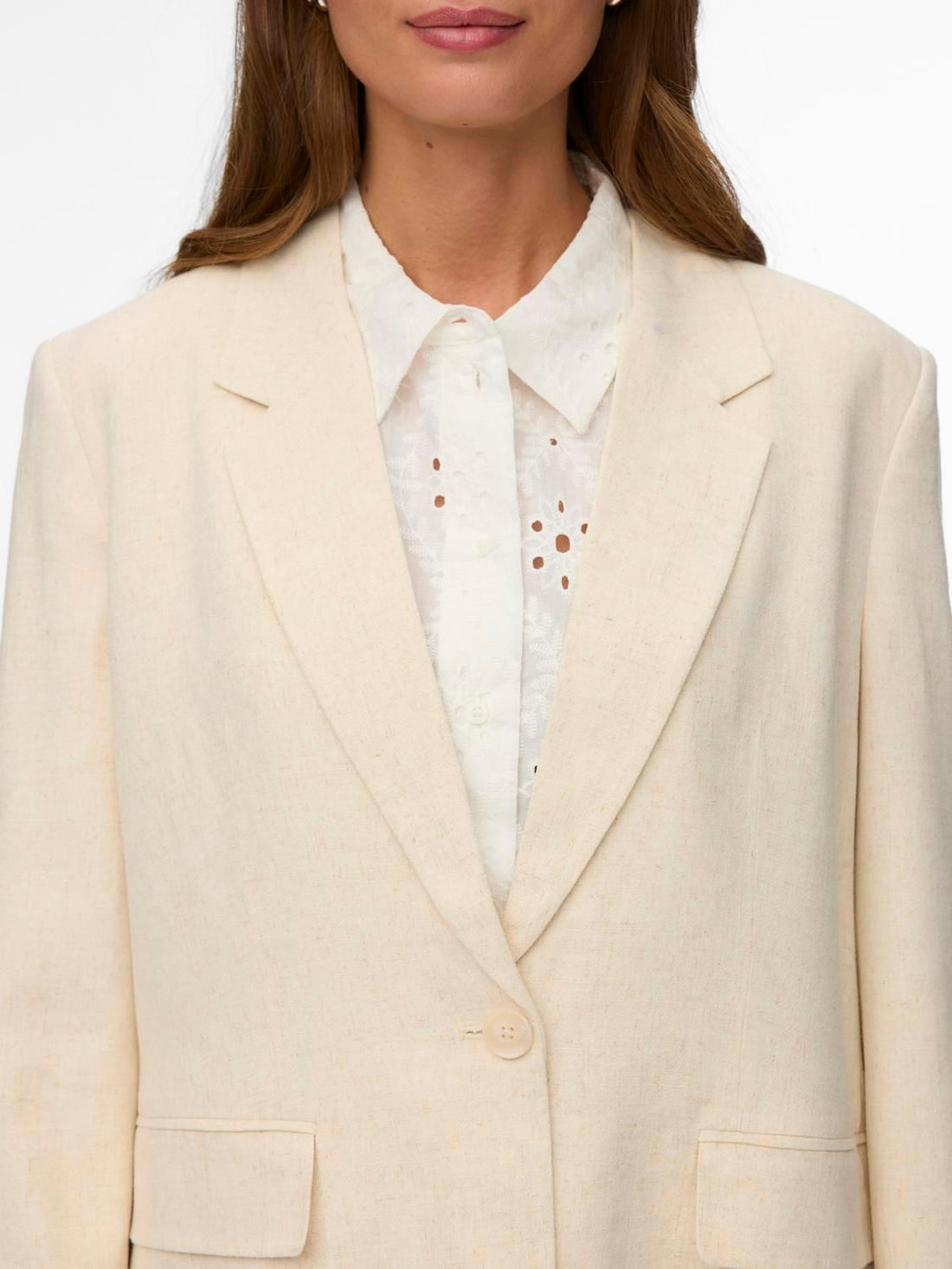 Vmsissevera Ls Blazer Beige