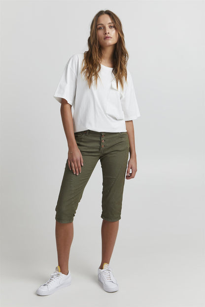 PZROSITA PANTS capri Grønn