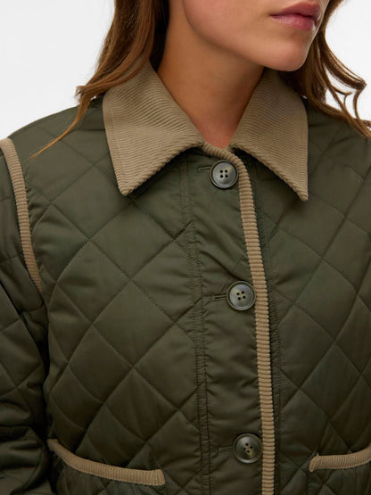 Vmemily Short Jacket Boo Grønn