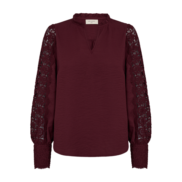 FQESSA-BLOUSE Burgunder