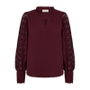 FQESSA-BLOUSE Burgunder