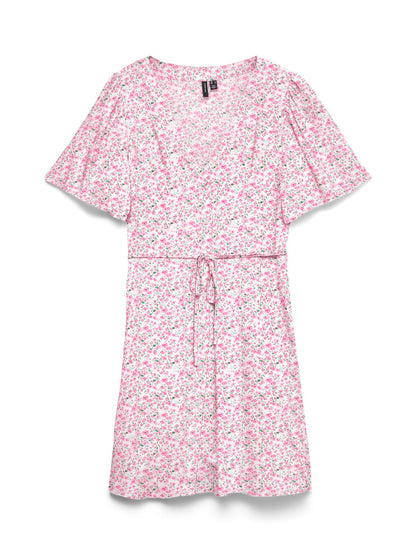 Vmalba Ss Short Dress Wvn Noos Rosa