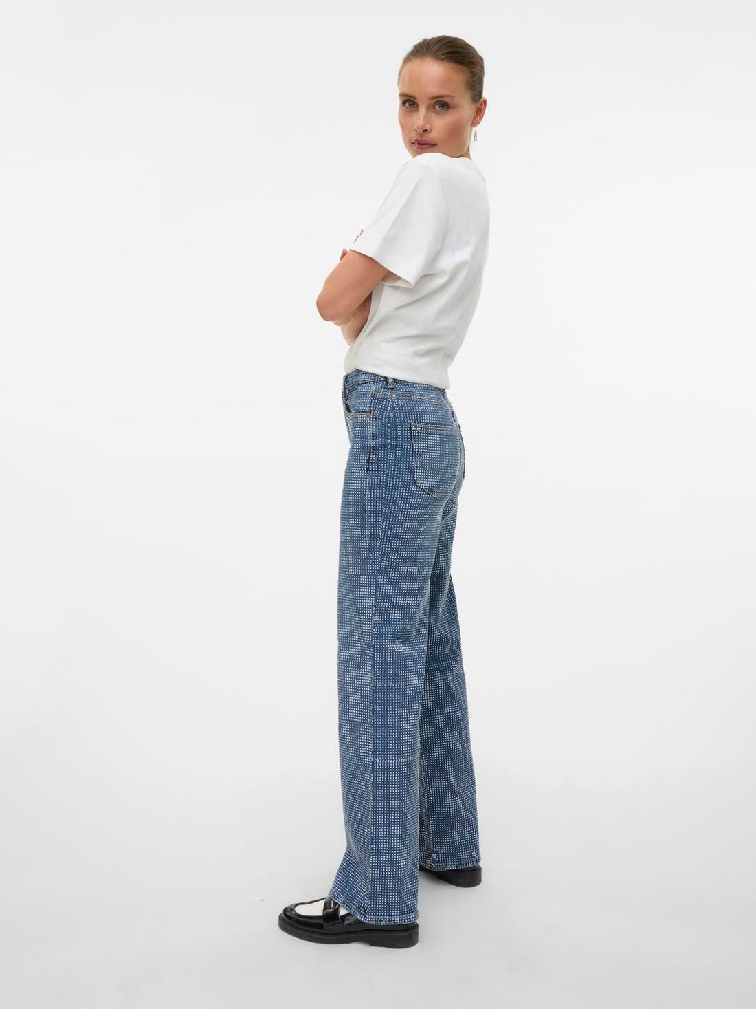 Vmtessa Hr Wide Rhine Jns Ra380 Blå