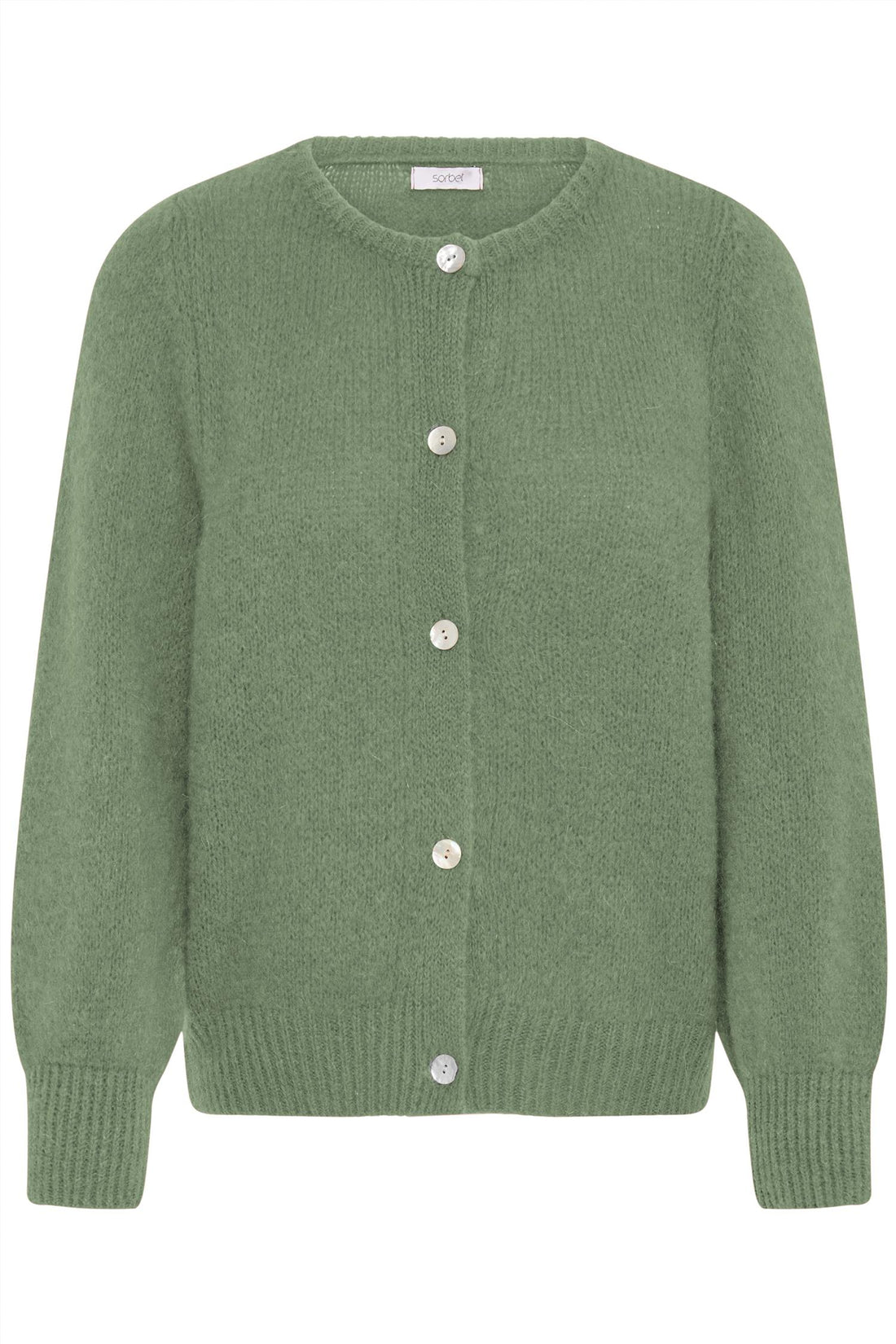 Sbgulvig Knit Cardigan Grønn