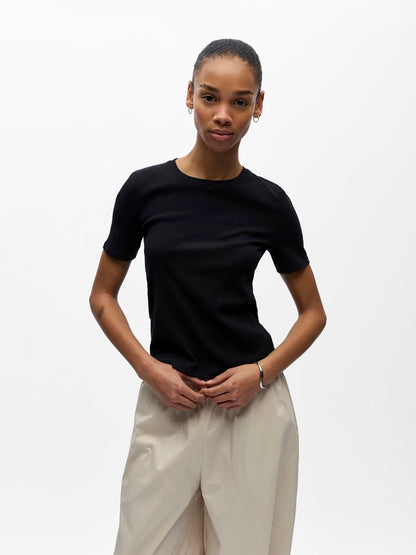 Objmoli S/s Sli T-Shirt Noos Sort