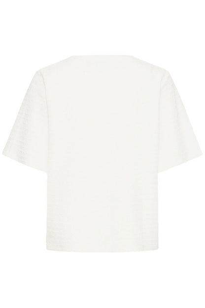 Pzbrea Ss Tshirt Hvit