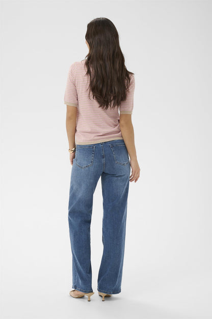 Kalizza Narrow Striped Pullover Rosa