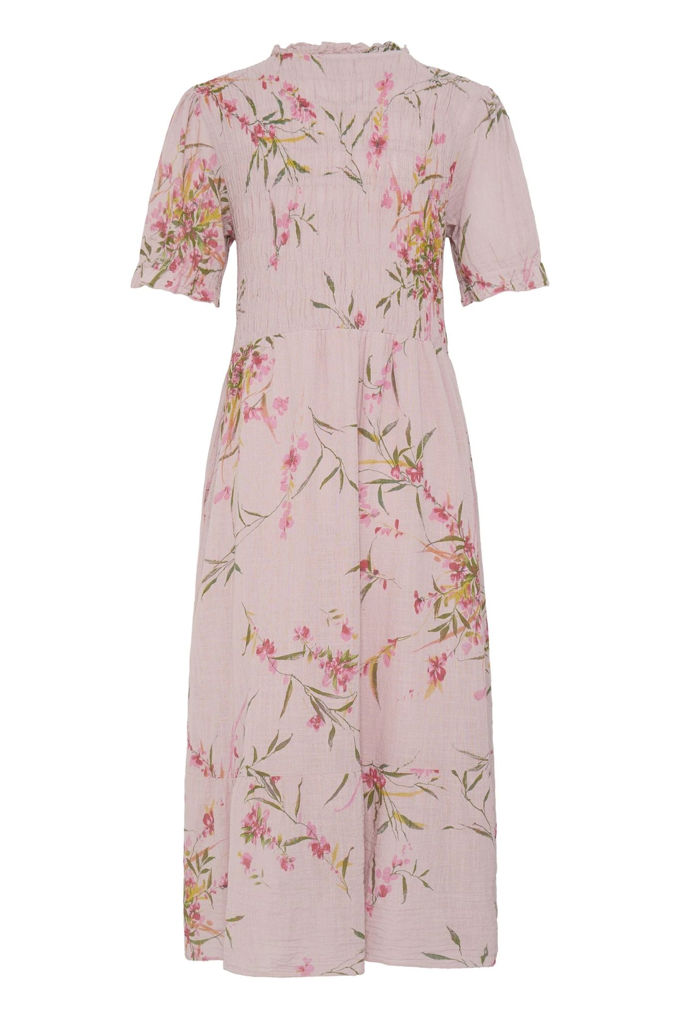 Sbalexa G Long Flo Dress Rosa