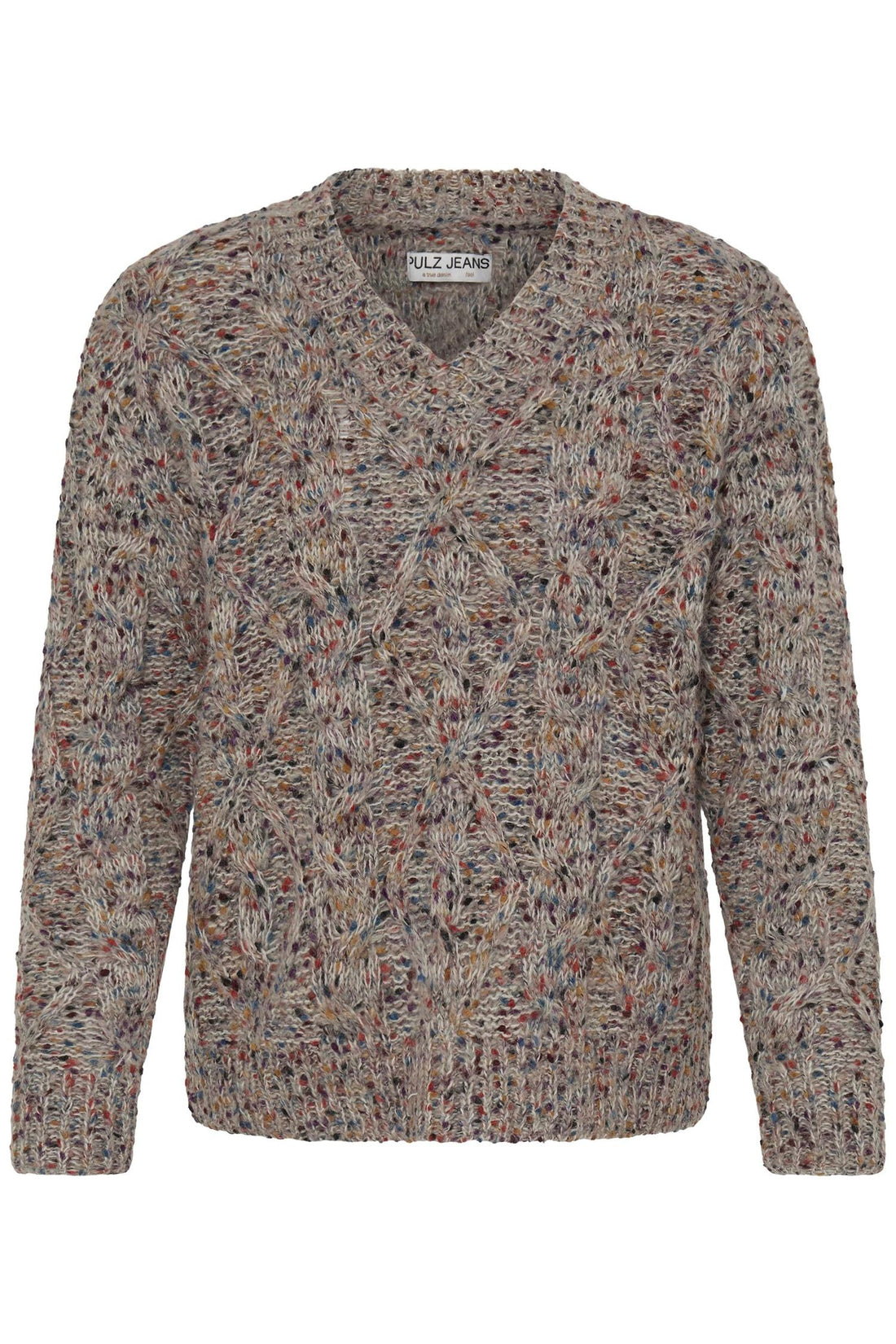 Pzelin Multicolour Pullover Brun