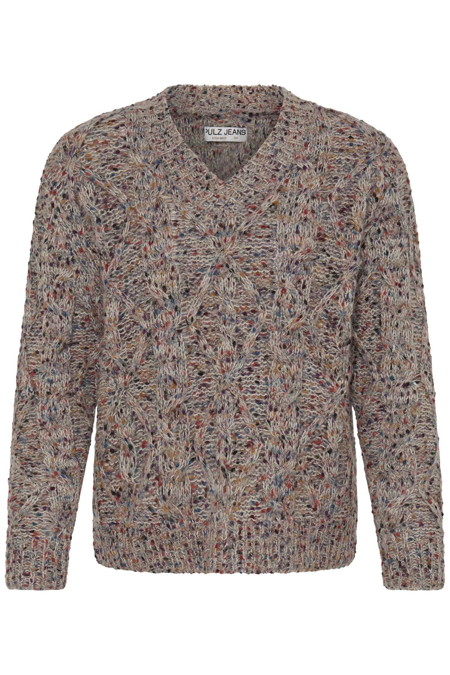 Pzelin Multicolour Pullover Brun