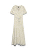 Vmalba Ss Calf Dress Wvn Noos Gul