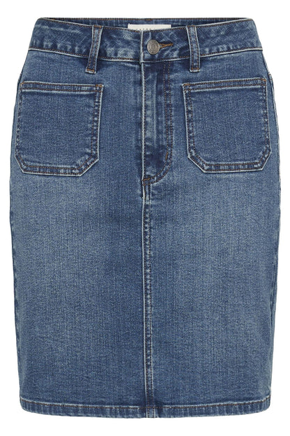 Kakarla Denim Skirt Blå