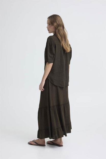 Sbfontanelle Ss 2 Blouse Brun