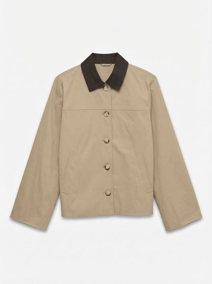 Vmchelseapoppy Short Jacket Noos Beige