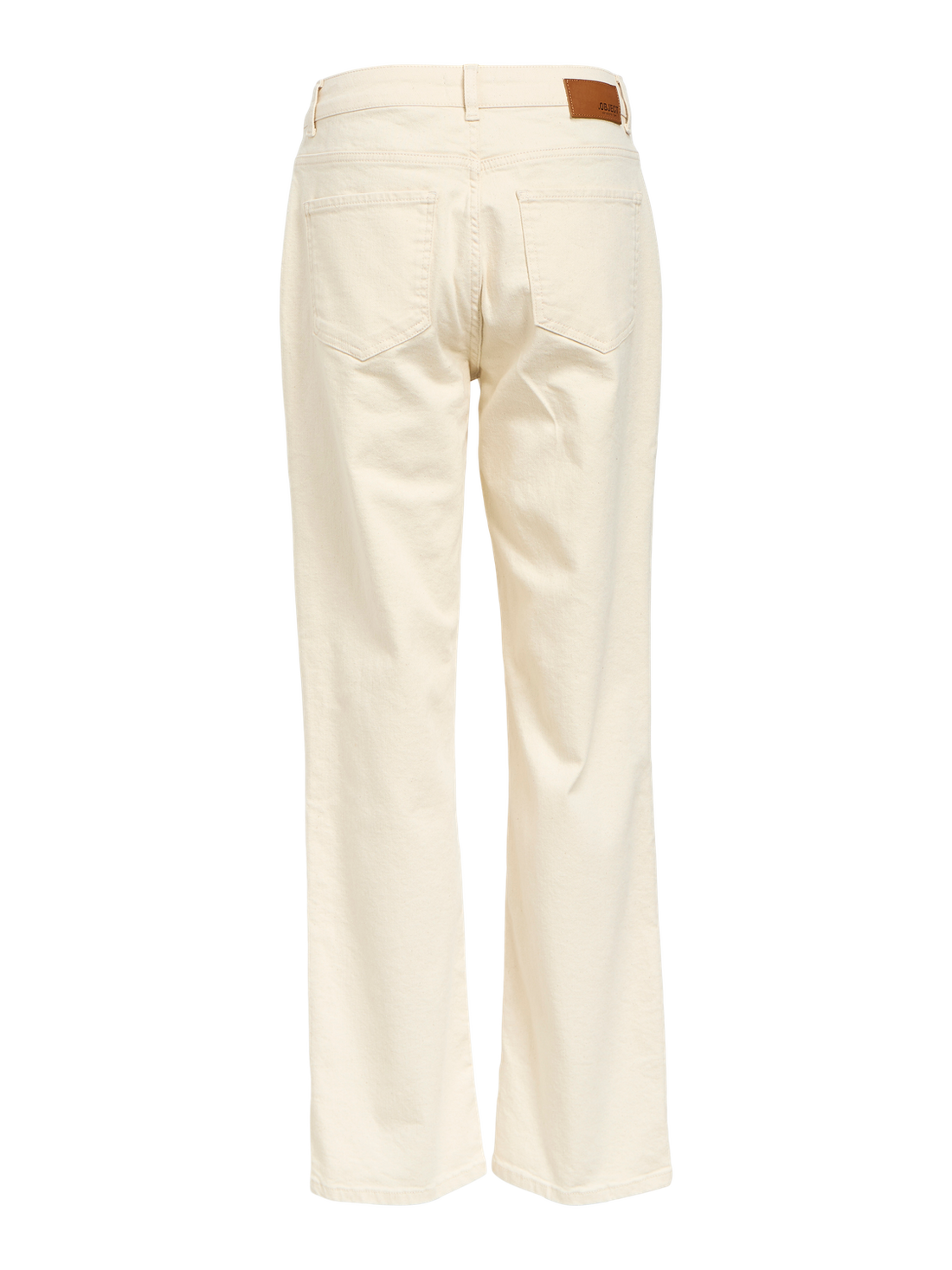 OBJSAVA ELLEN MW STRAIGHT TWL JEANS NOOS Lysegrå