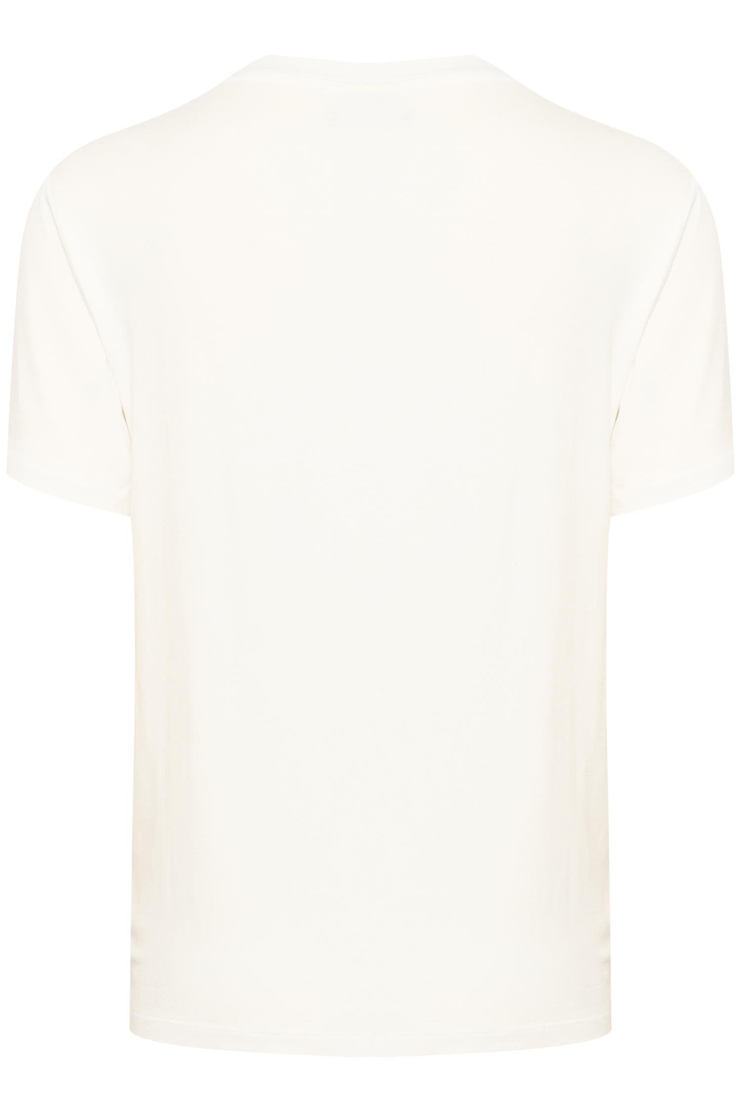 KAfrida V-neck T-Shirt Beige