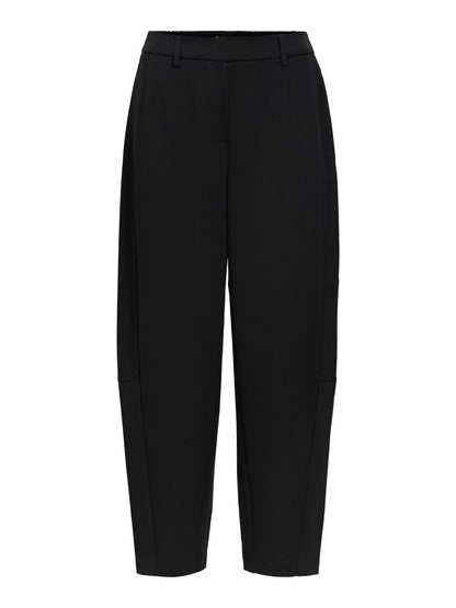 Objlisa Hw Ankle Barrel Pant Noos Sort