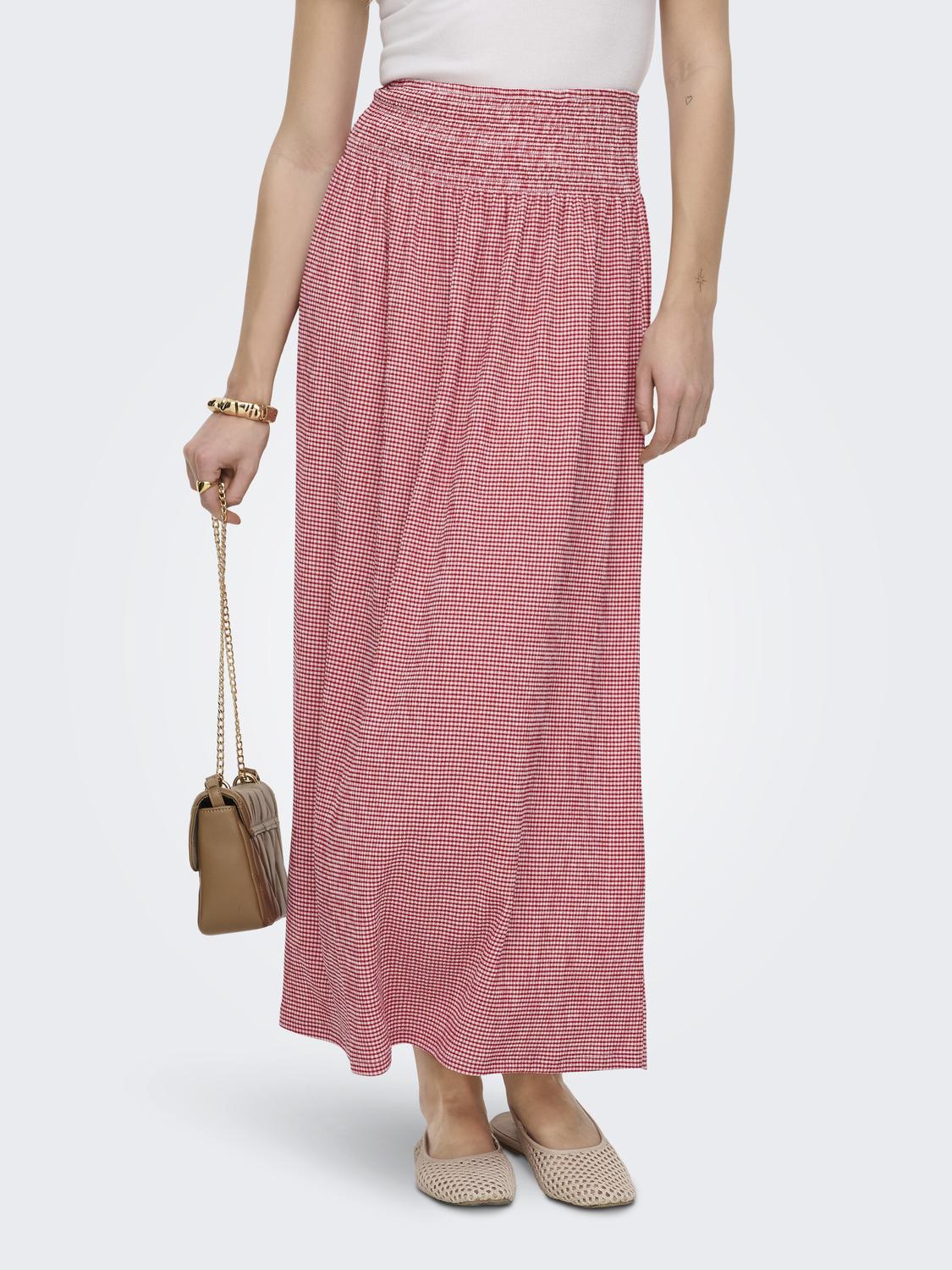 Onlcelle Smock Skirt Cs Jrs Rød