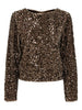 Onlconfidence L/s Sequin Bow Top Jrs Mellombrun