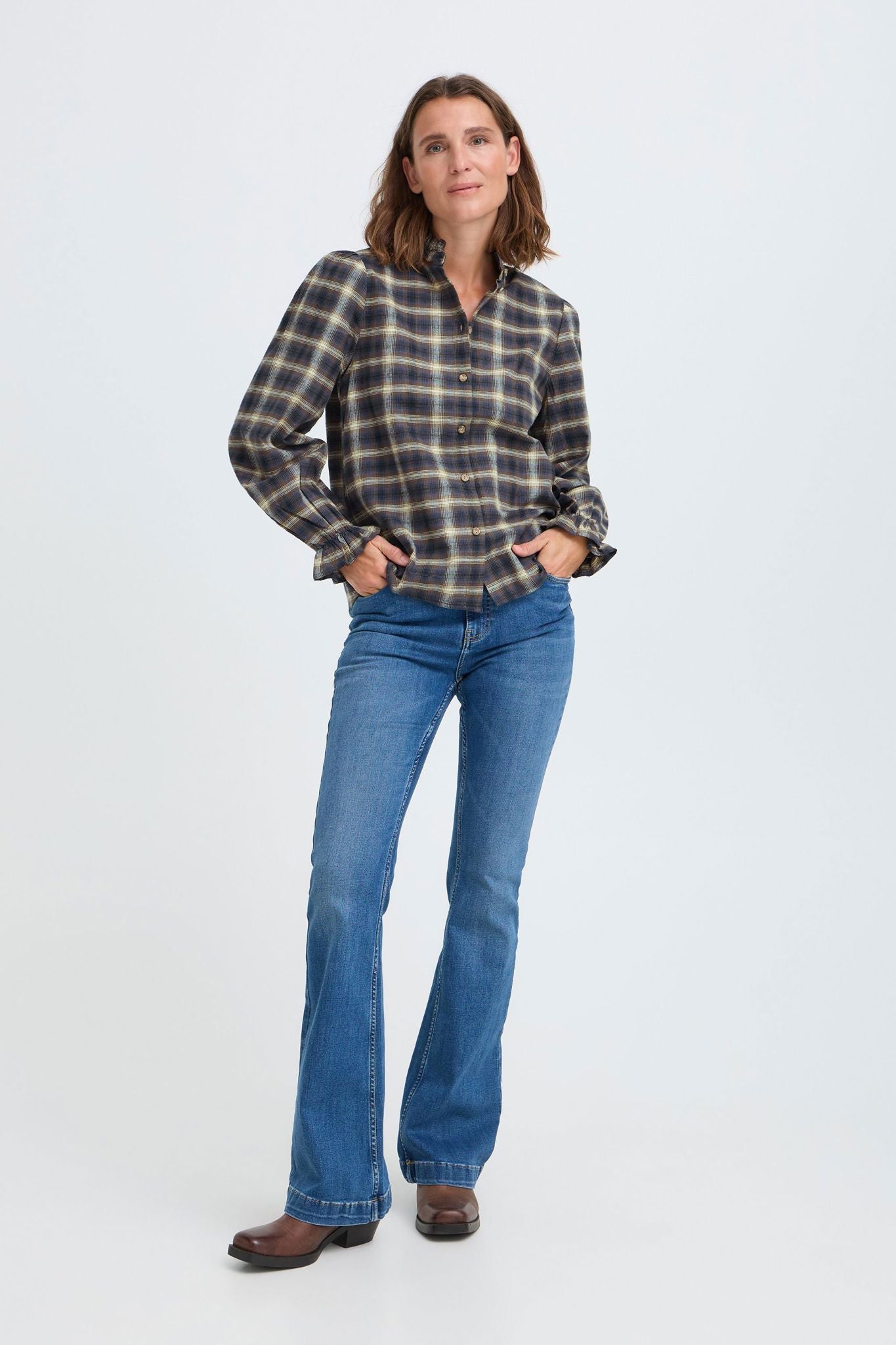 Pzelvina Blouse Brun