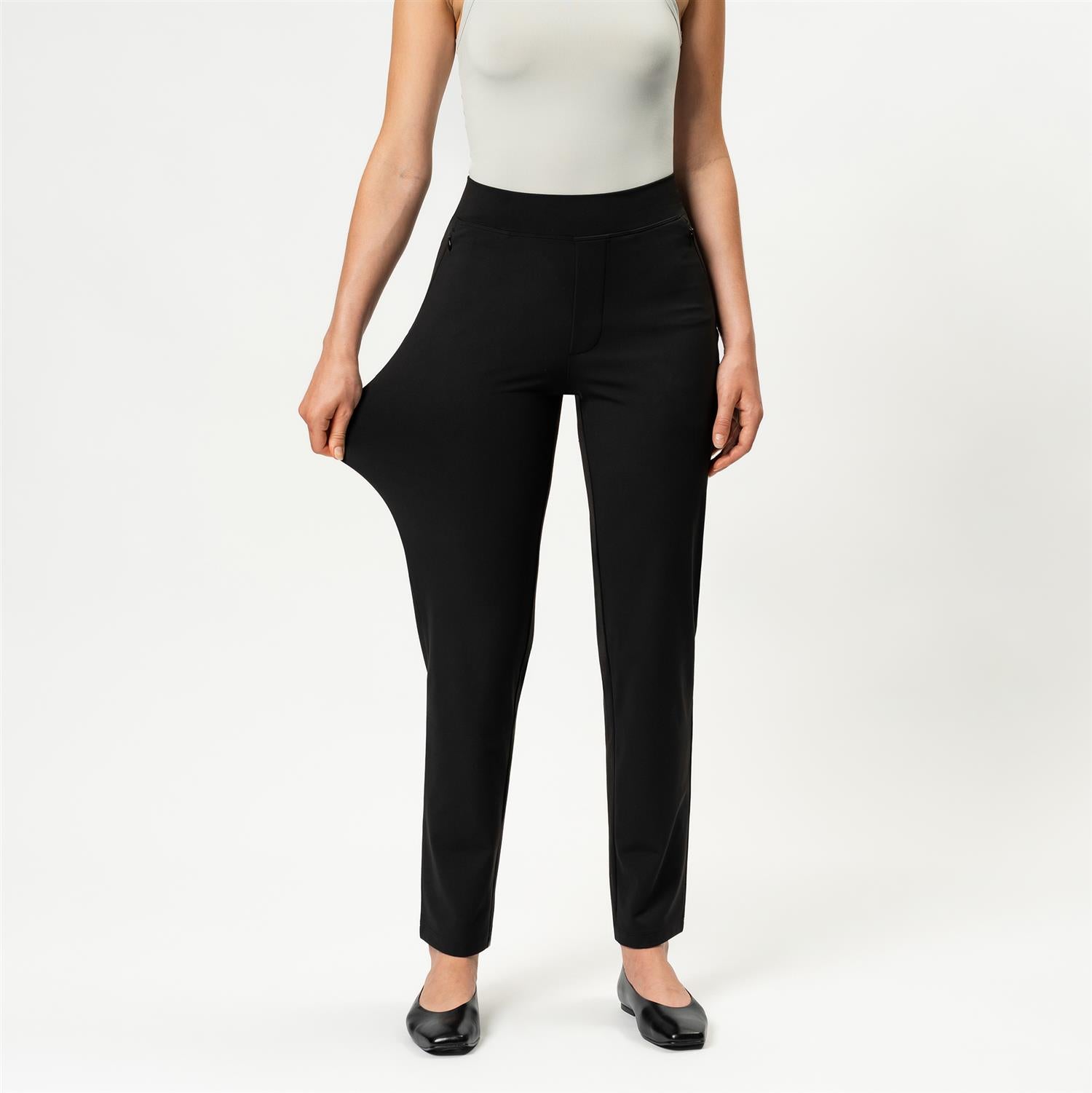 Asana Slim Pant Svart