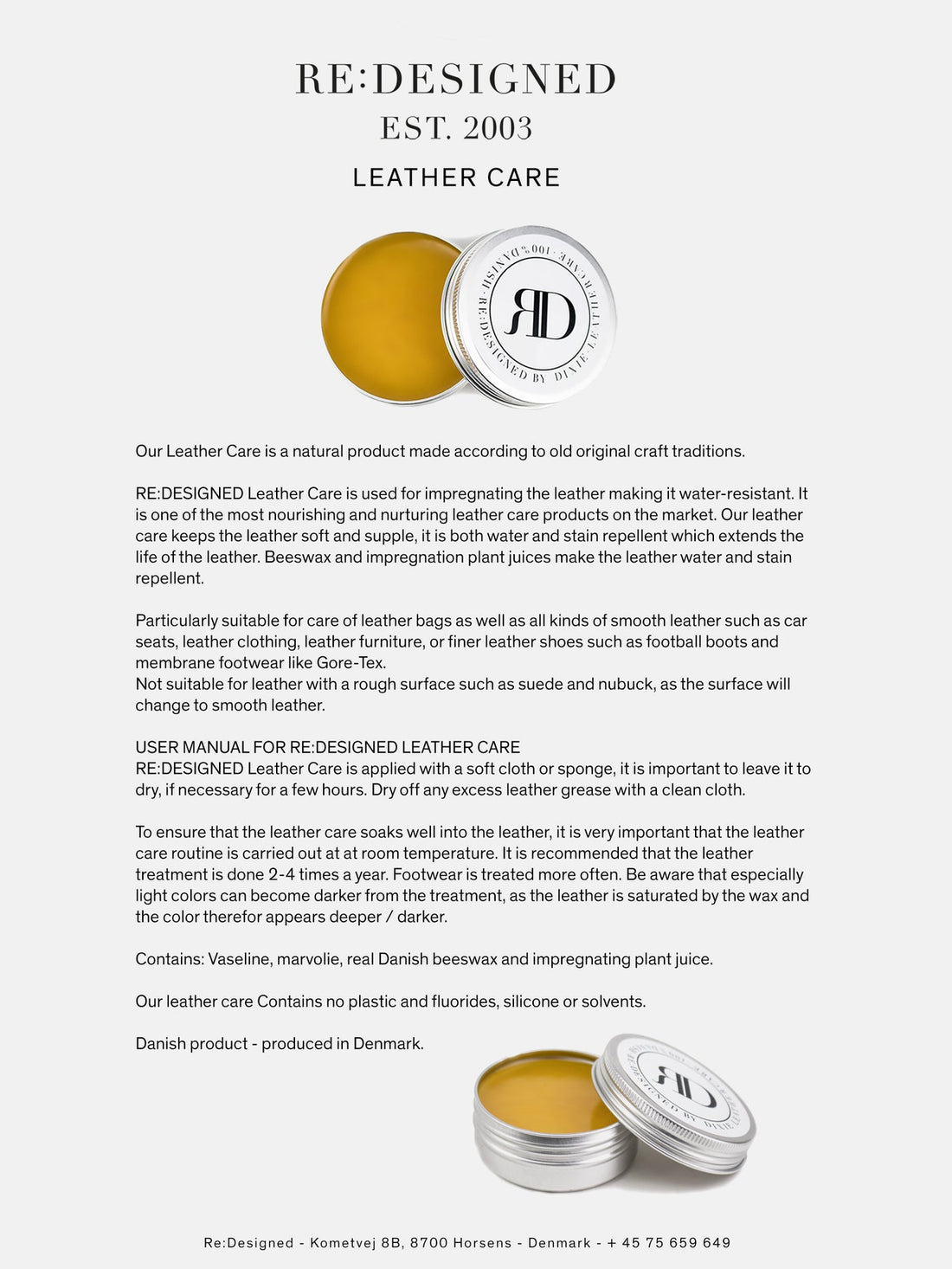 DKK Leather Care Natur