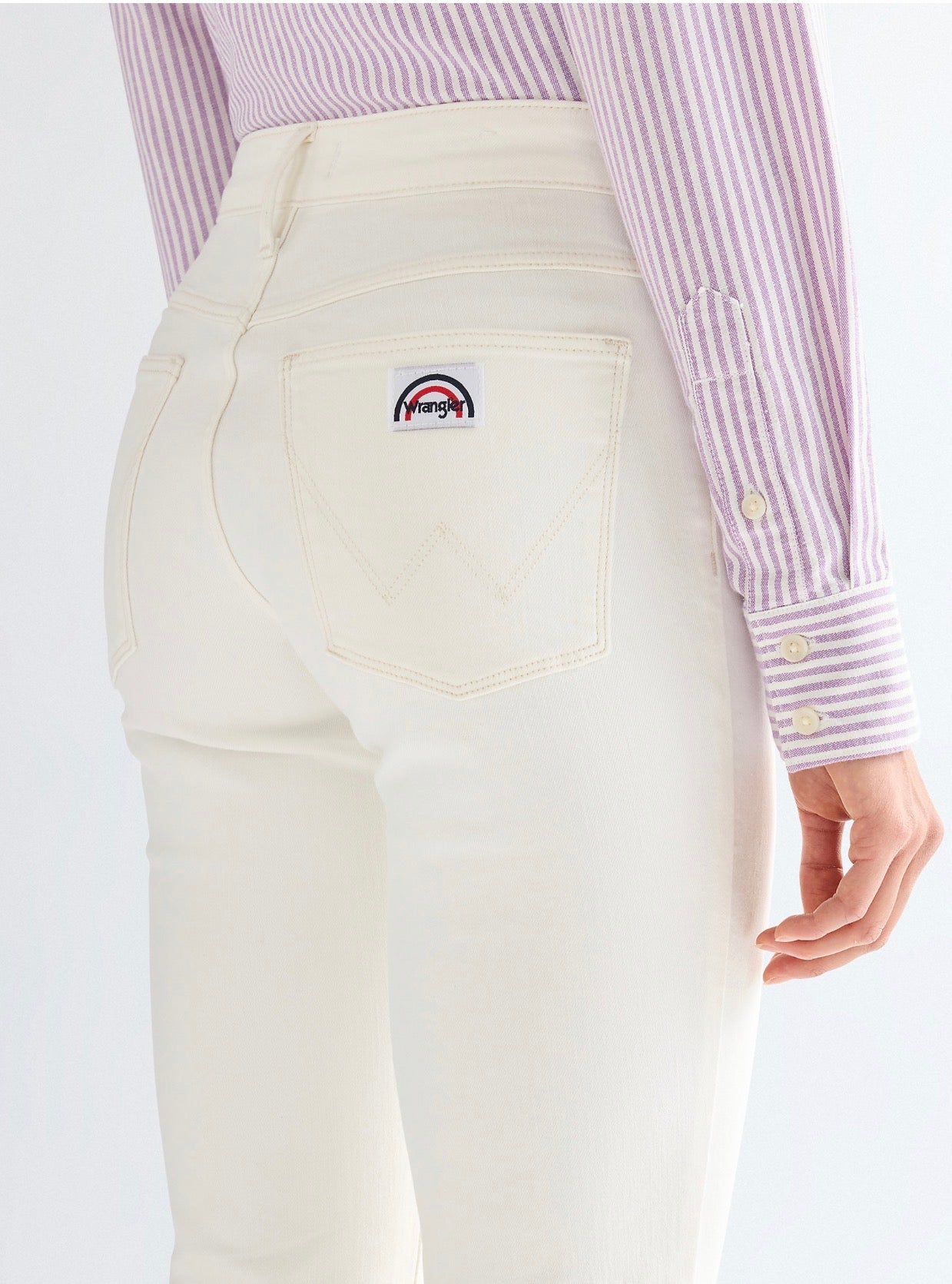 FLARE WORN WHITE Hvit