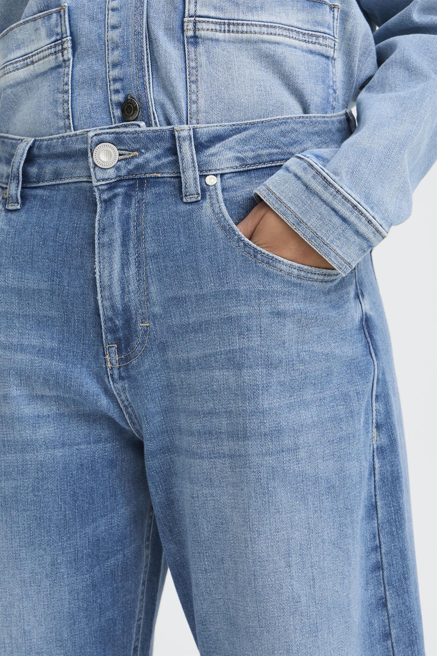 Pzanni Hw Jeans Barrel Leg Blå