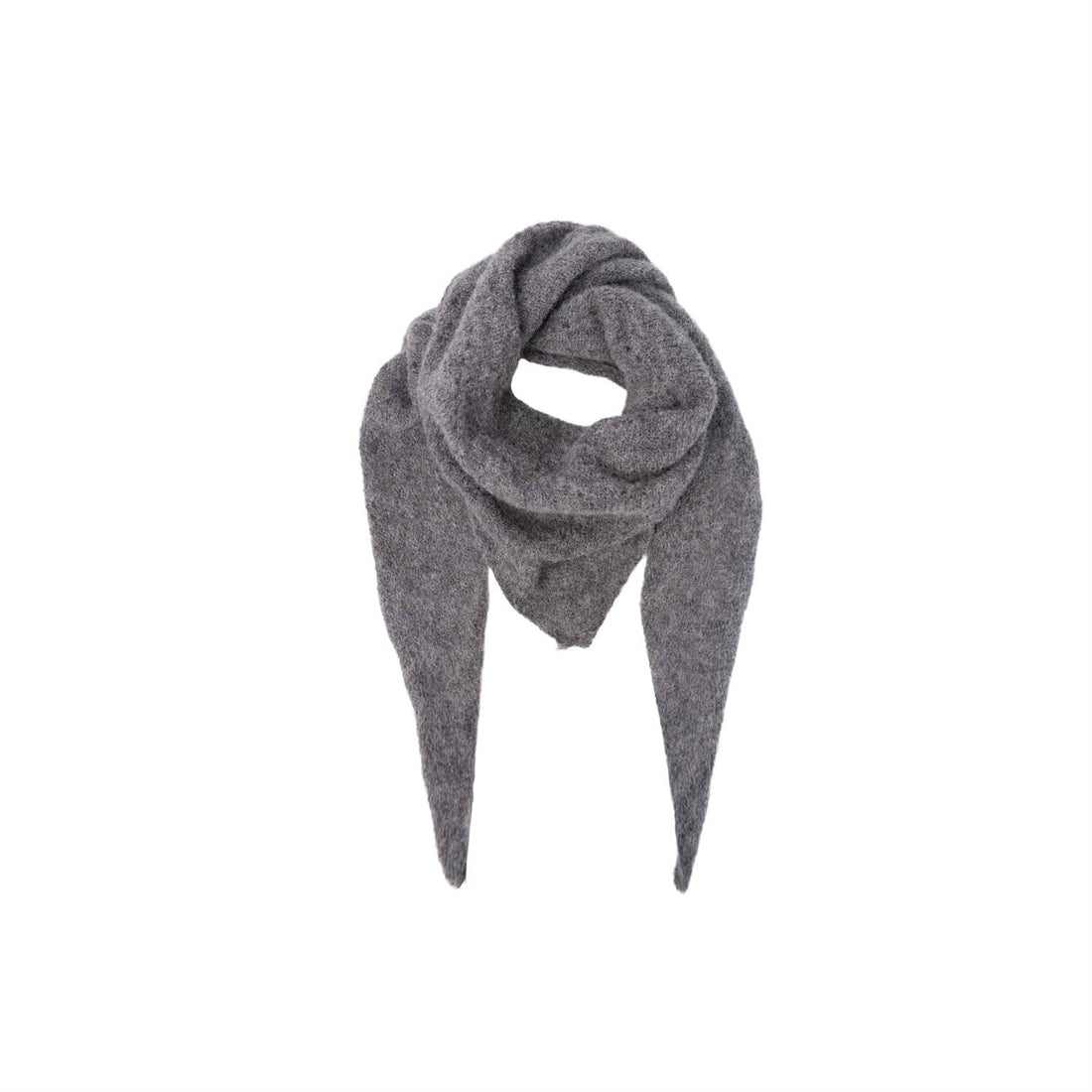 Bcdell knitted mini scarf Grå