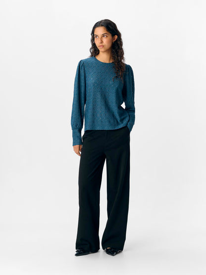 Objlaila L/s Re Top Noos Blå