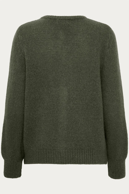 Sbgulvig Knit Cardigan Dusty Olive