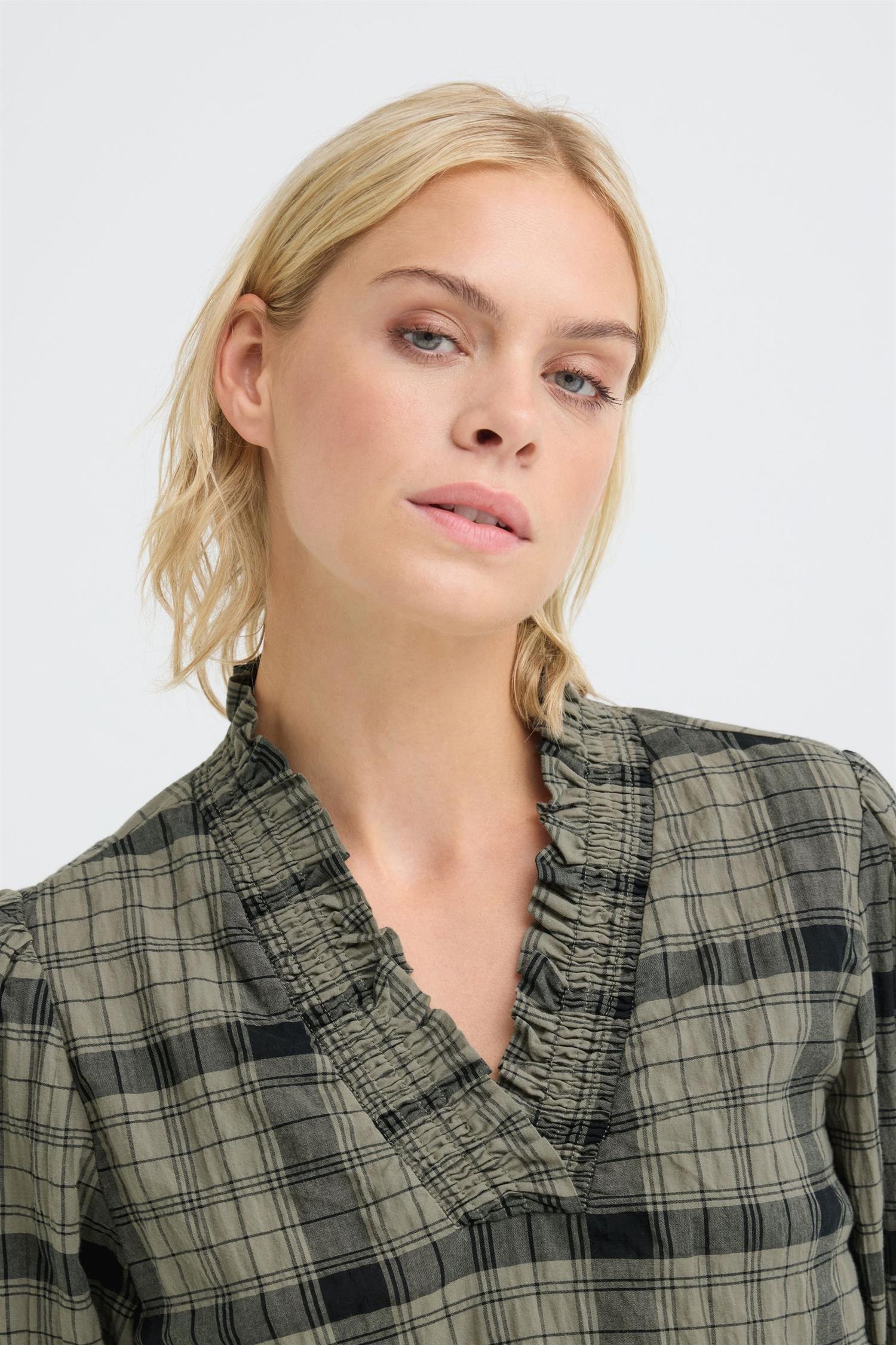Pzelna Blouse Grønn