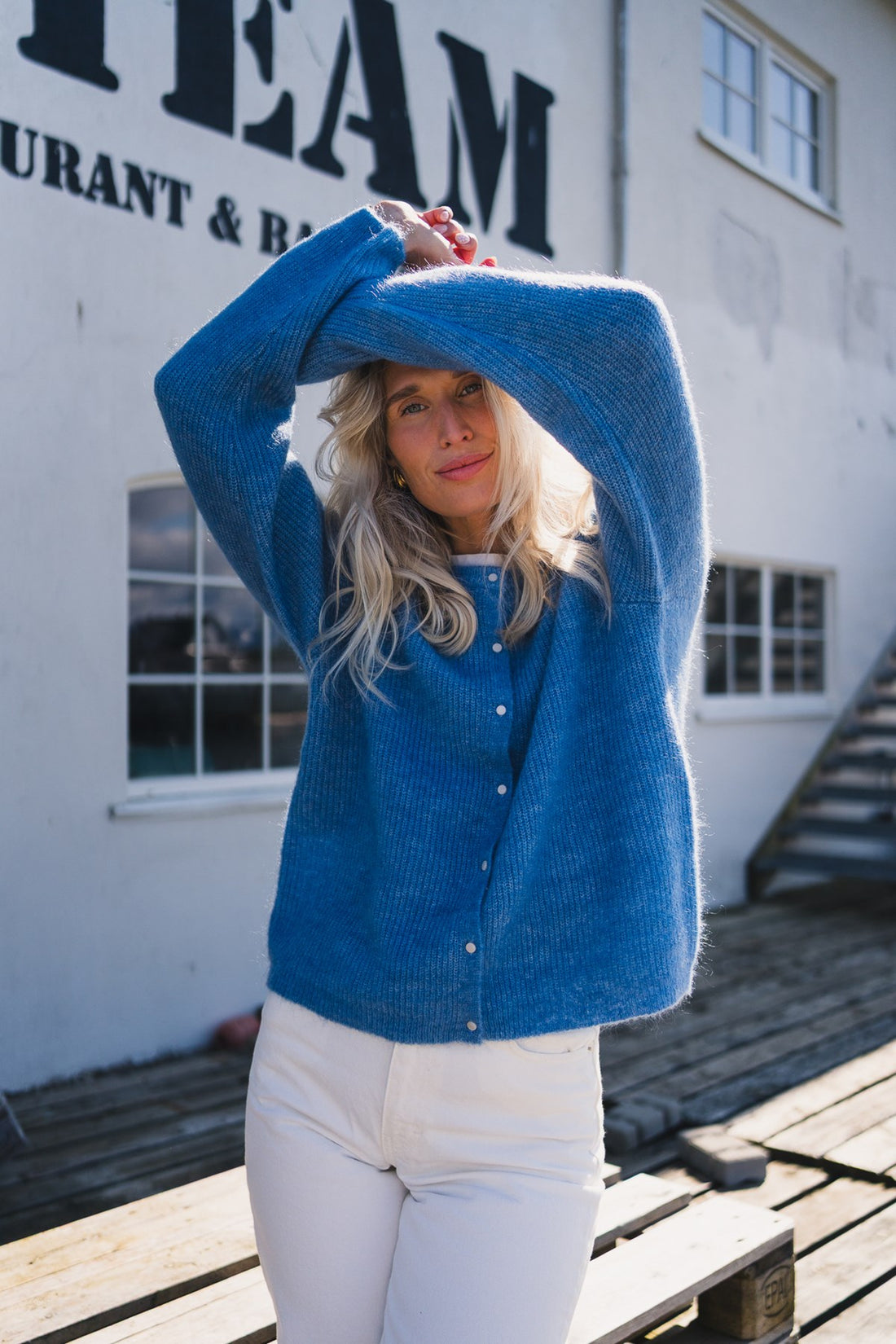 Rausamalie Cardigan Blå