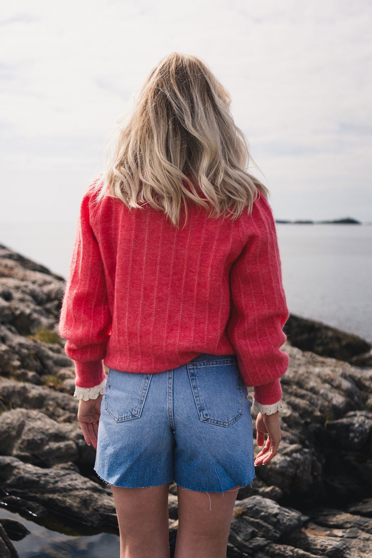 Rausamalie Puff Pullover Rosa