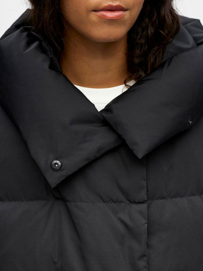 Objloui Re L/s Down Jacket Noos Sort
