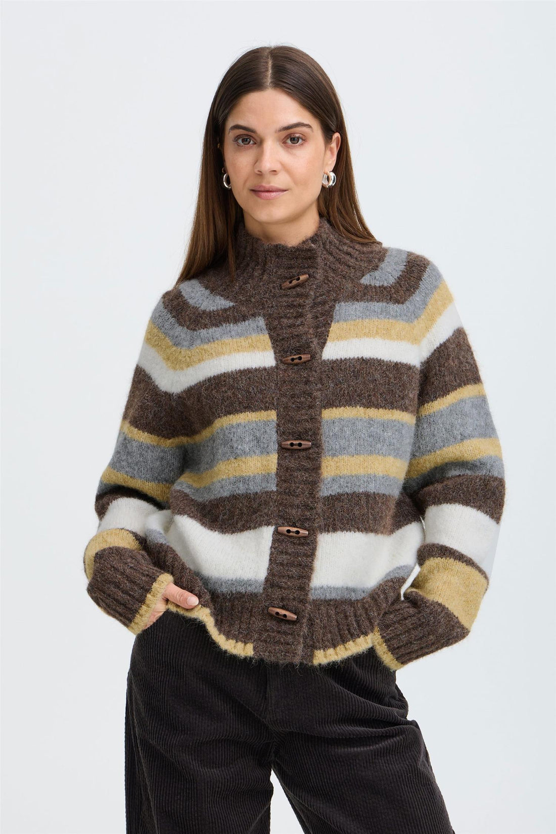 Pzgeorgie Cardigan Brun