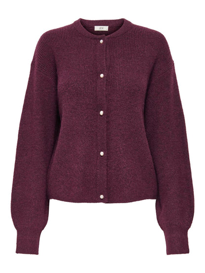 Jdylumi Life L/s Button Cardiga Knt Noos Burgunder