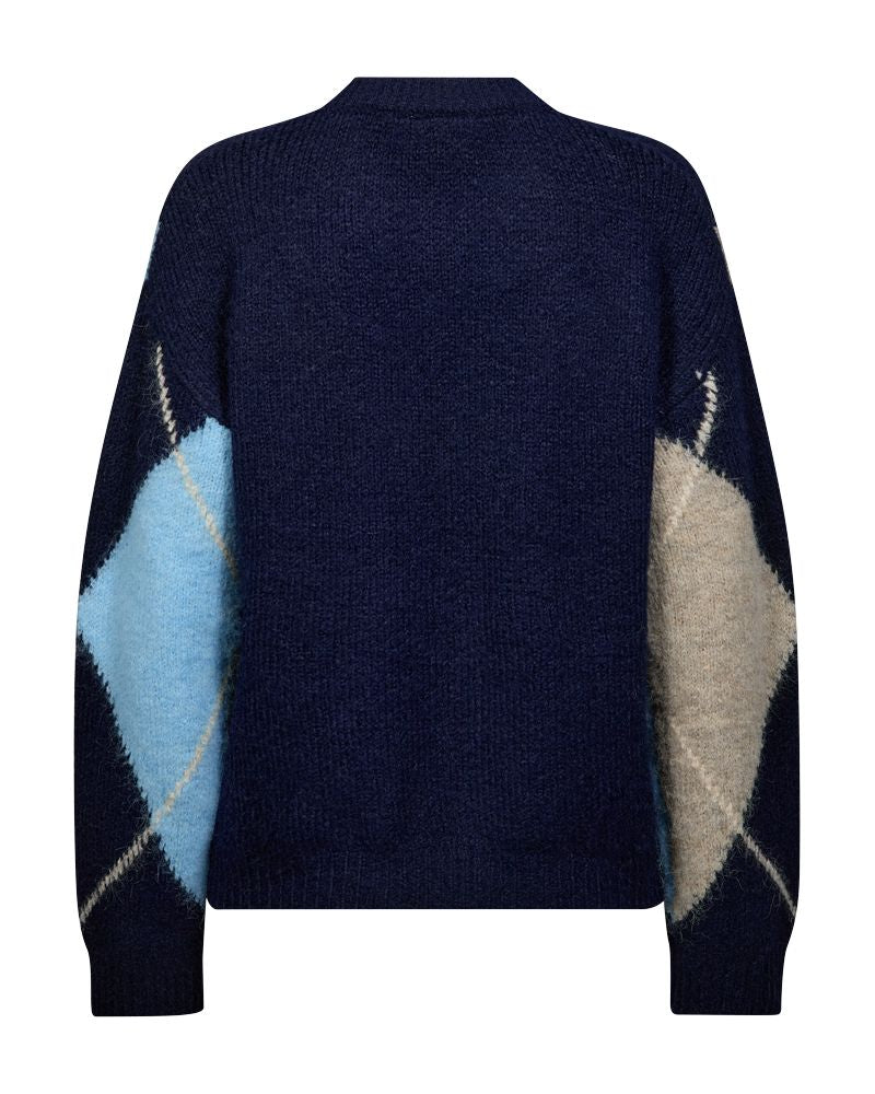 Fqgrslulu-Pullover Blå