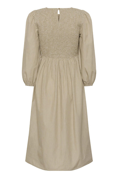 Kamona Smock Dress Beige
