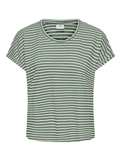 JDYSISSY S/S O-NECK TOP JRS NOOS Mellomgrå