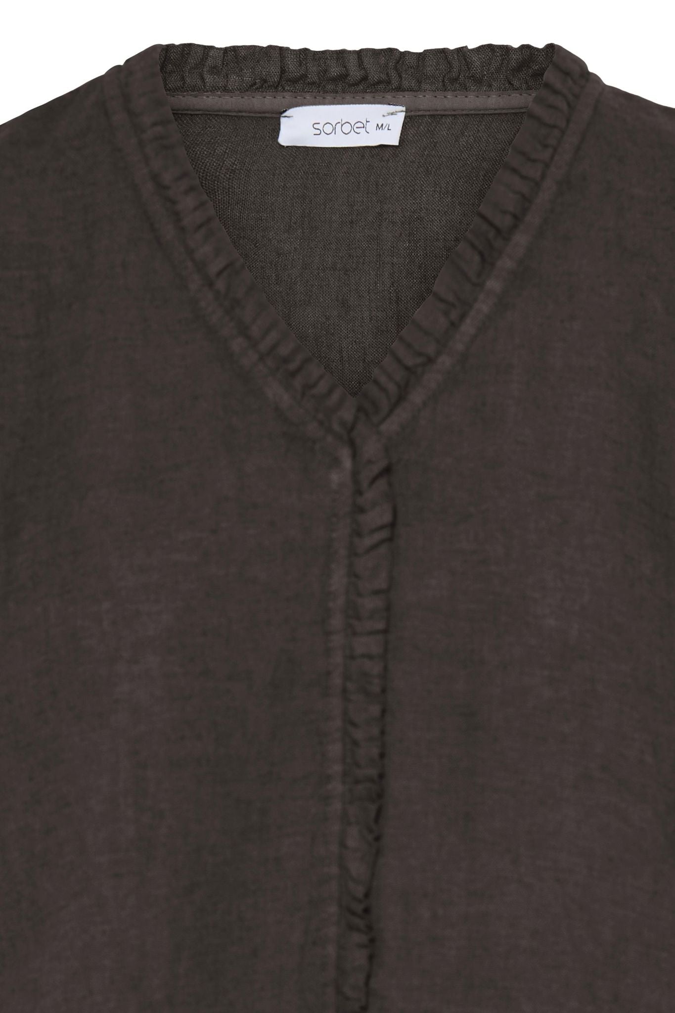Sbfontanelle Ss Flounce Blouse Brun