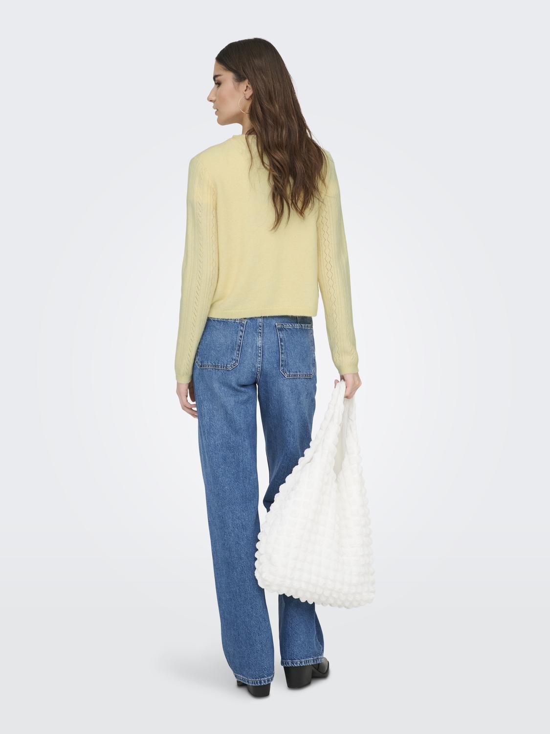 Jdyapril Life L/s O-Neck Cardigan Knt Gul