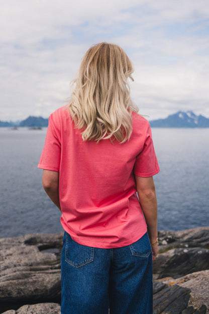 Rauslinn Logo Tee Rosa