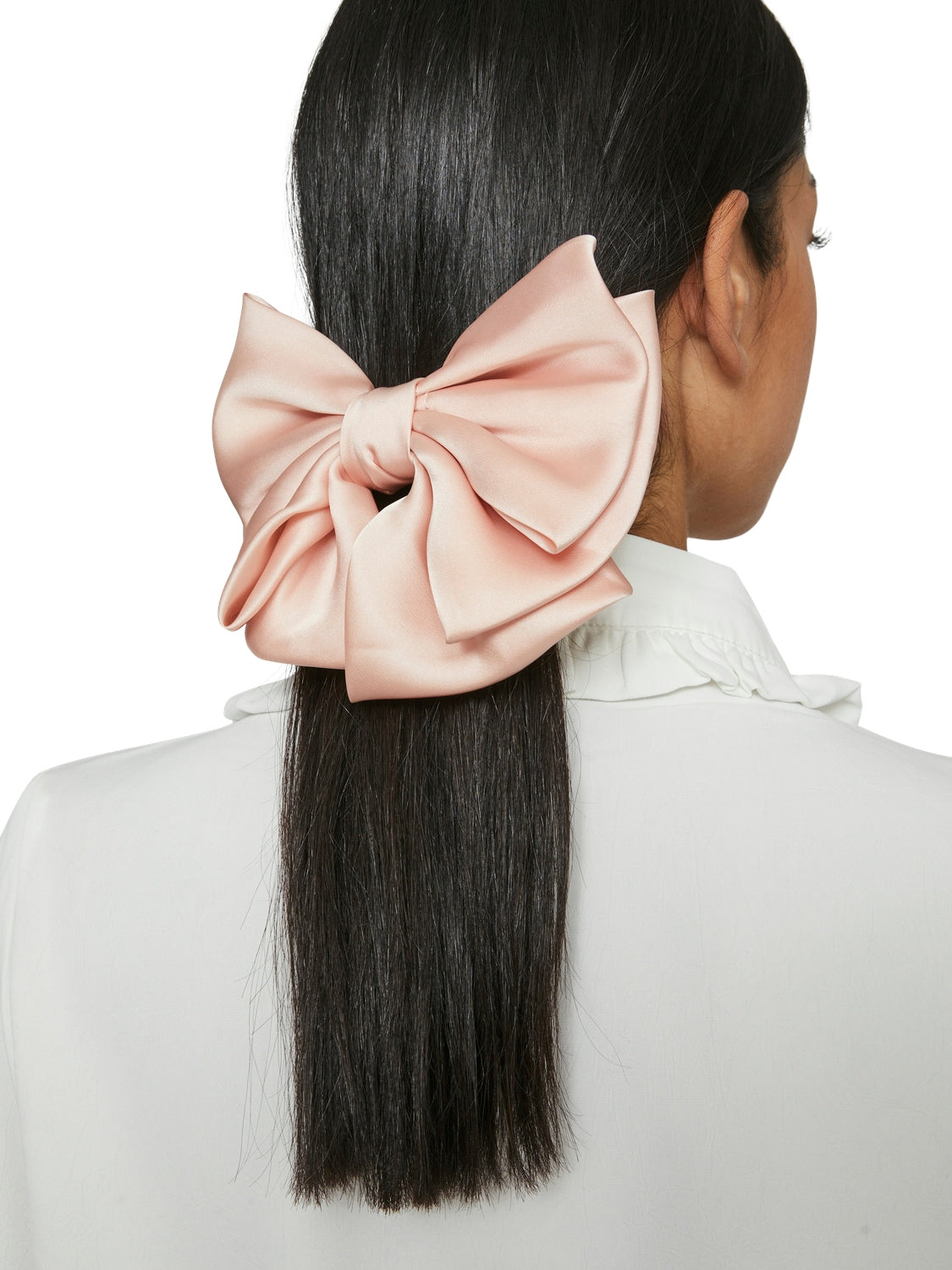 Vikimora bow hairclip Rosa