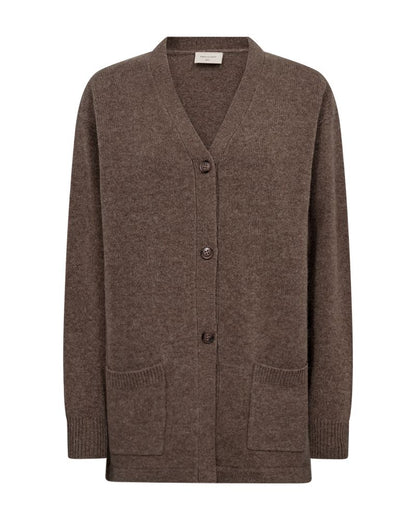 Fqwinka-Cardigan Brun
