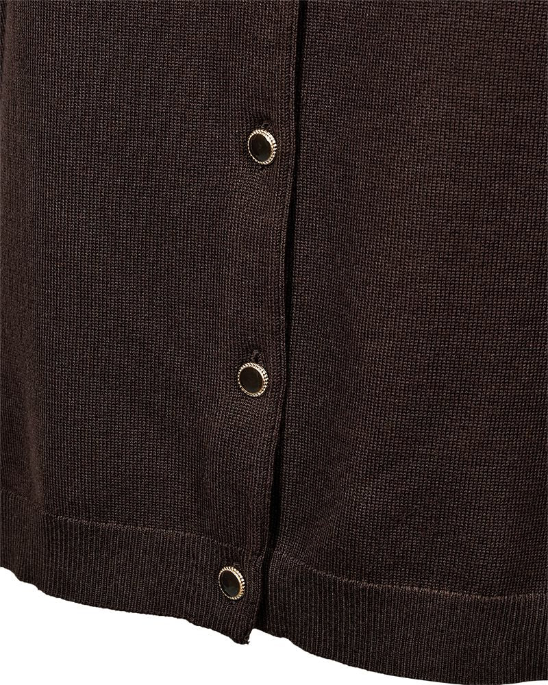 Fqkatie-Cardigan Brun